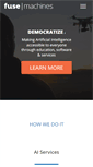 Mobile Screenshot of fusemachines.com