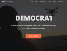 Tablet Screenshot of fusemachines.com